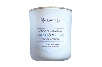 Odor Eliminating FRESH&CLEAN Home Candle