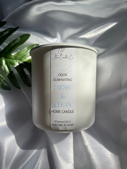 Odor Eliminating: FRESH & CLEAN Home Candle